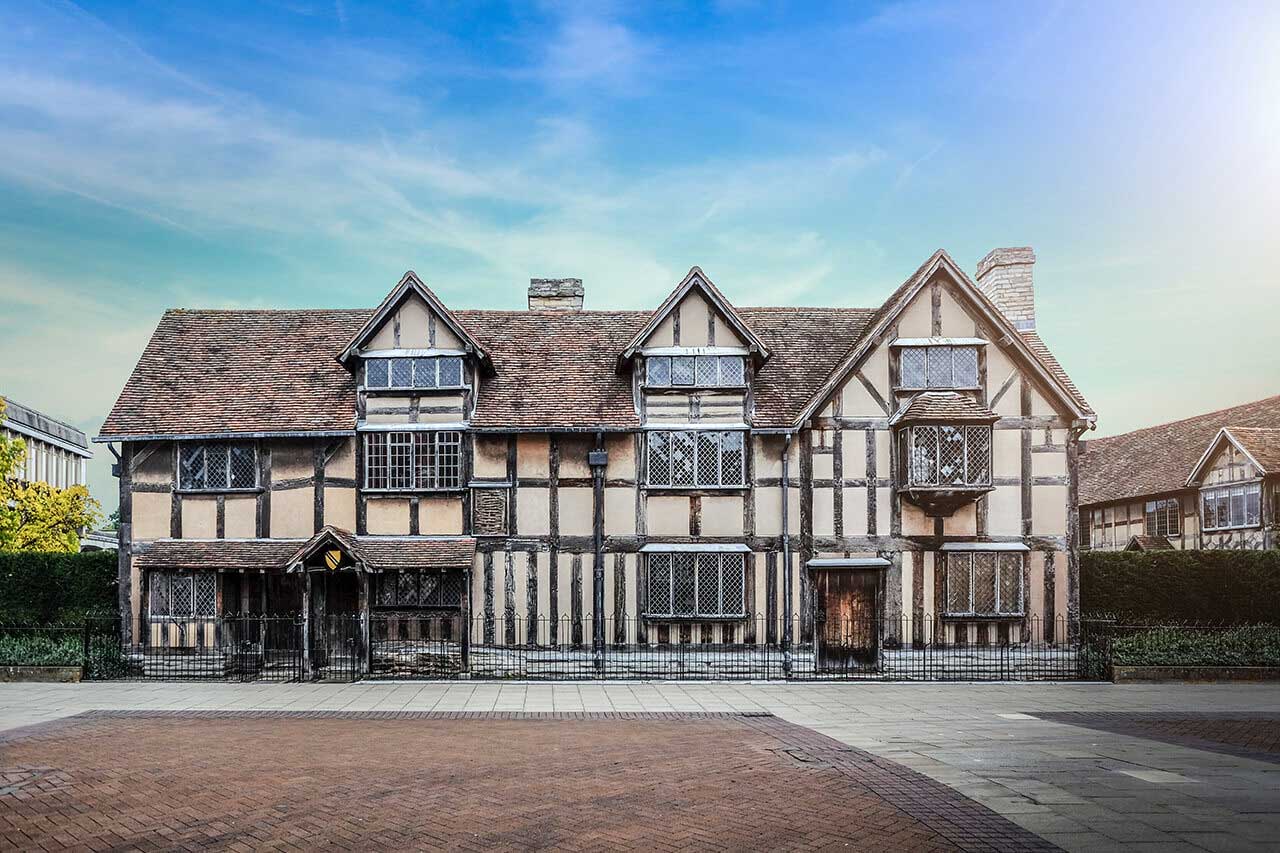 William Shakespeare's birthplace in Stratford-upon-Avon